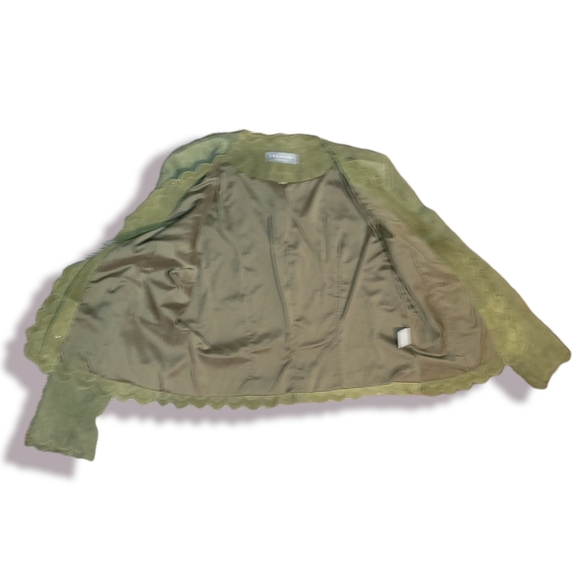 Bagatelle Collection Genue Leather Suede Jacket Coat Blazer - Picture 3 of 9